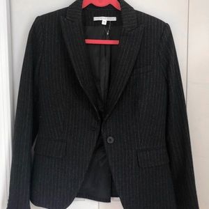 Veronica Beard Wool Pinstripe Blazer